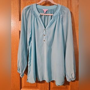Lilly Pulitzer Elsa Blouse, GUC, Size L